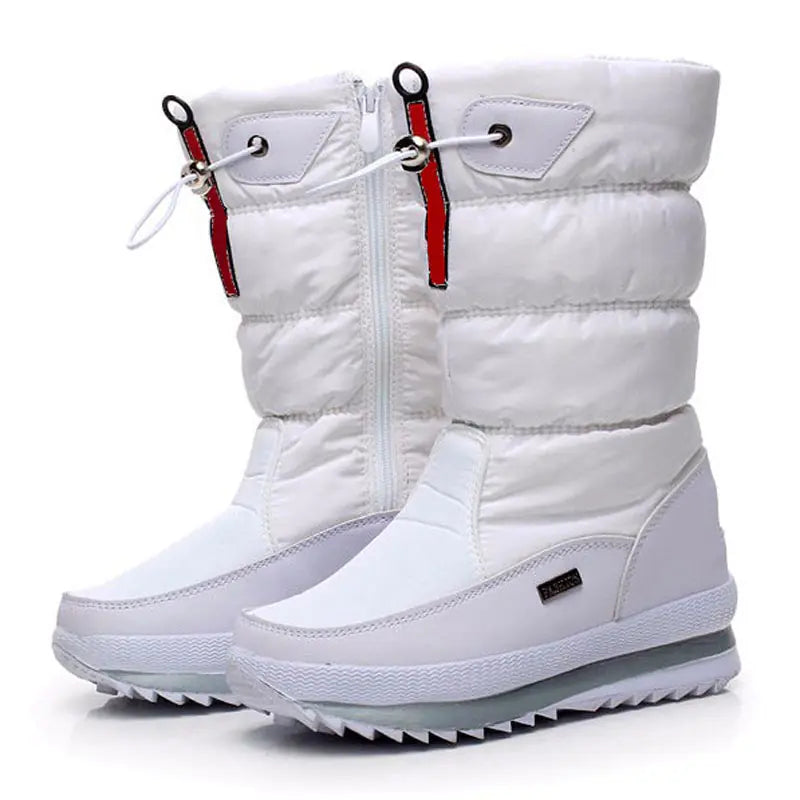 Winter Waterproof Thick Anti-Ski Boots
