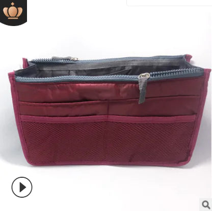 Double Zipper Makeup and Toiletry Storage Bag
